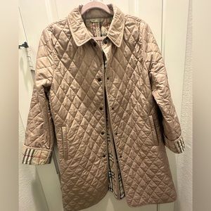 Authentic women Burberry quilted coat